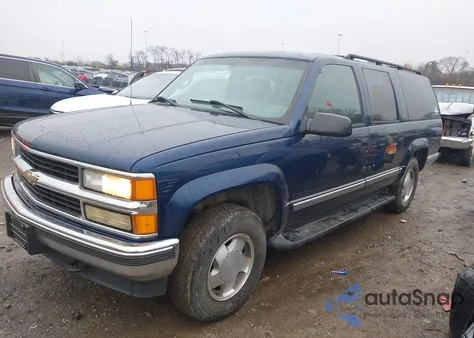 1997 Chevrolet Suburban 1500 из США, поврежденный, VIN 3GNFK16R5VG189156